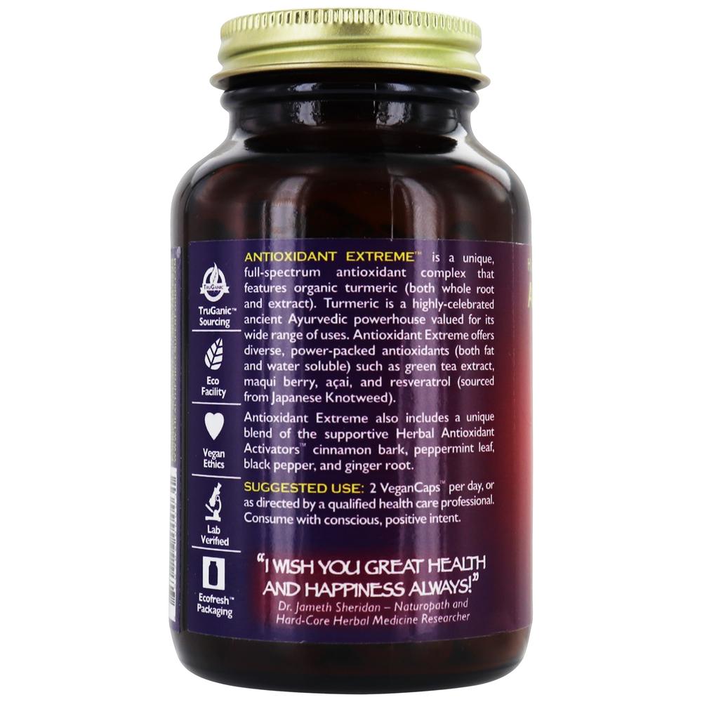 Antioxidante extremo completo Spectrum versão complexa 9.1 - 120 Tampas veganas HealthForce Superfoods - Imagem 3