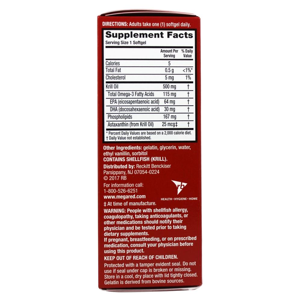 Mega Red Potência Extra 100% Pure Omega-3 de Óleo de Krill 500 mg. - 45 Softgels Schiff - Imagem 2