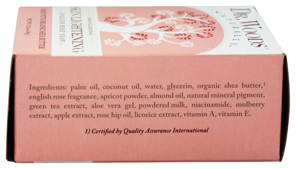 Sabonete para Clareamento da Pele English Rose - 5.25 oz. Dr. Woods - Imagem 2