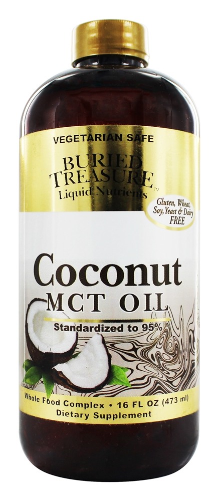 Óleo de Coco MCT - 16 fl. oz. Buried Treasure Products