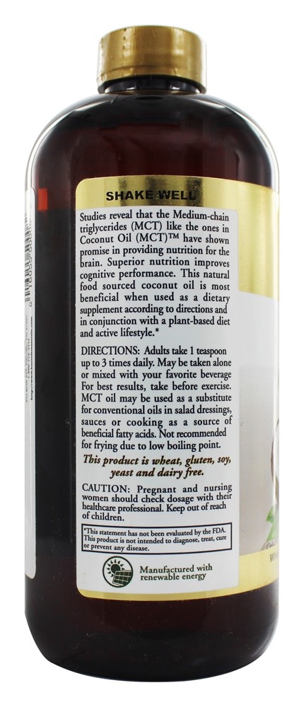 Óleo de Coco MCT - 16 fl. oz. Buried Treasure Products - Imagem 3