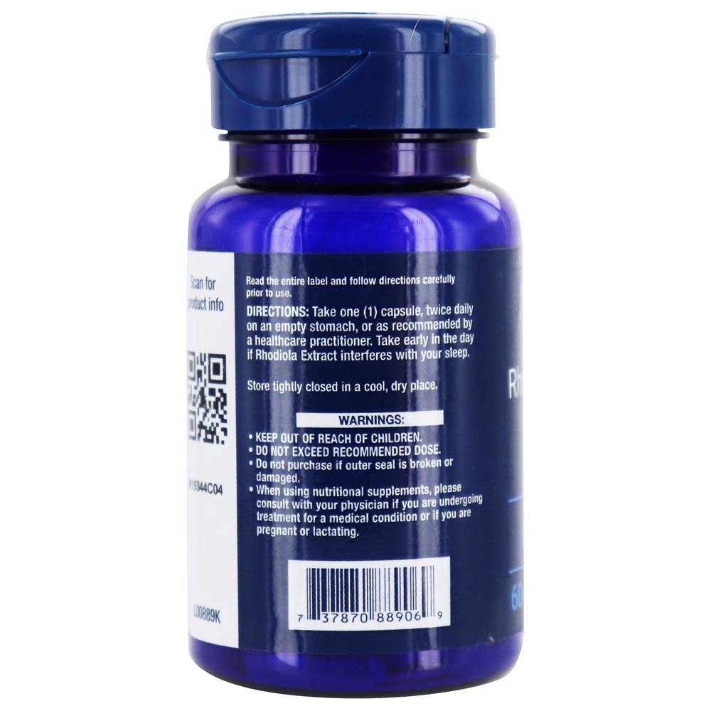 Extrato de Rhodiola 3 % Rosavins 250 mg. - Cápsulas vegetarianas 60 Life Extension - Imagem 3
