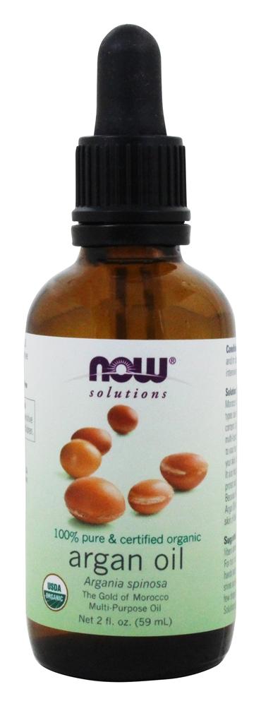 100 % Pure e óleo de argan orgânico - 2 fl. oz. NOW Foods