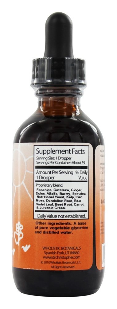 Extrato de Vitaminas e Minerais Kid-e-Mins - 2 oz. Dr. Christopher's Original Formulas - Imagem 2