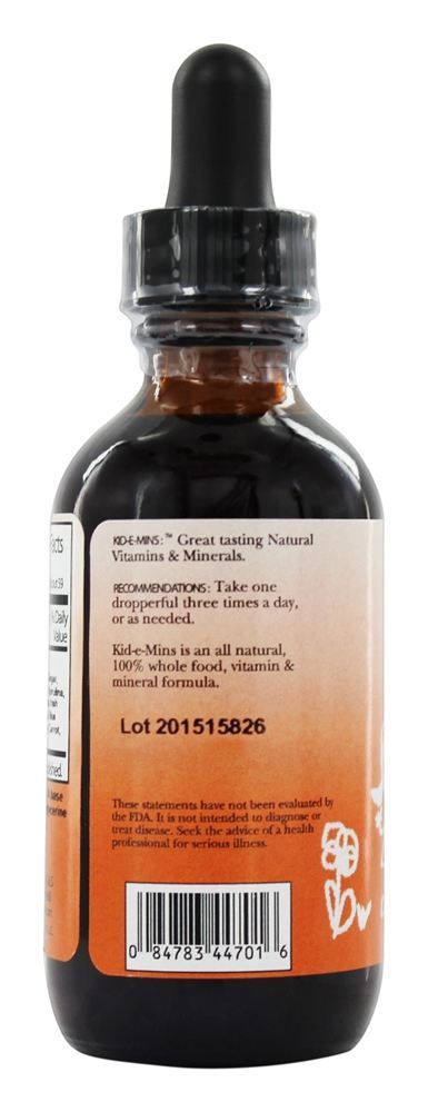 Extrato de Vitaminas e Minerais Kid-e-Mins - 2 oz. Dr. Christopher's Original Formulas - Imagem 3