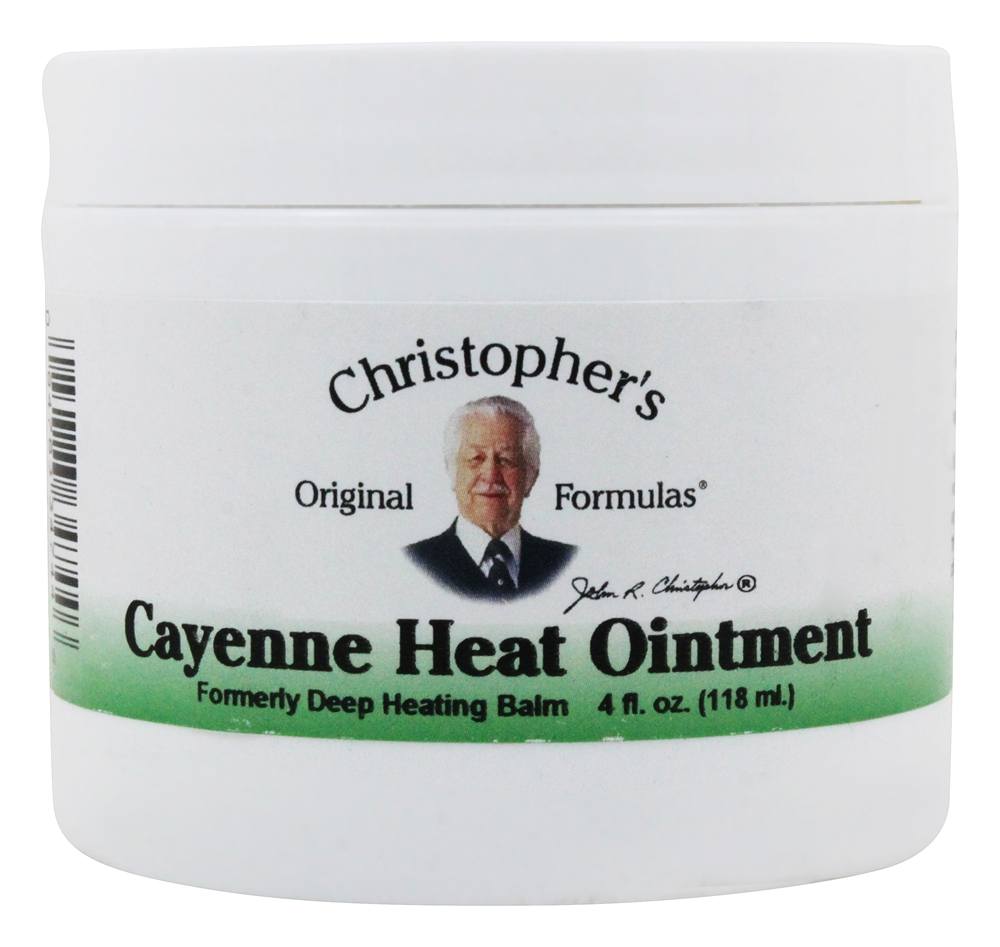 Pomada De Calor De Caiena - 4 oz. Dr. Christopher's Original Formulas