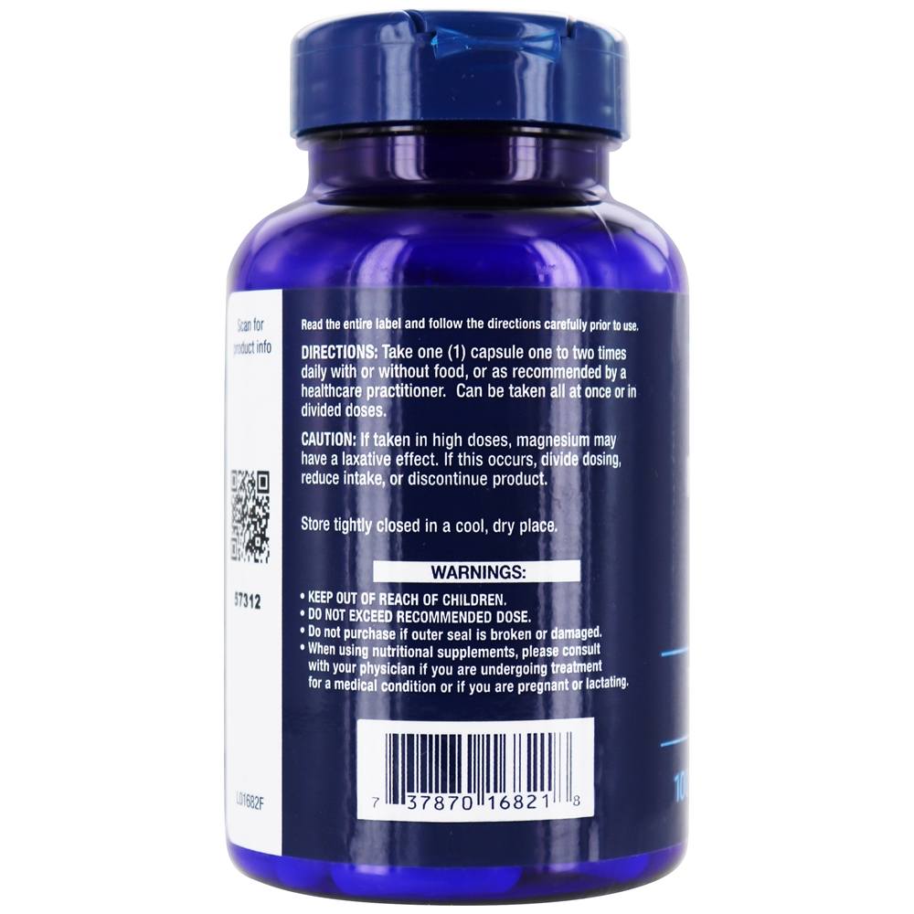 Citrato de Magnésio 160 mg. - Cápsulas vegetarianas 100 Life Extension - Imagem 3