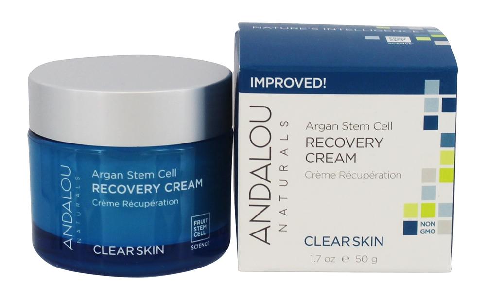 Creme de rosto de recuperação de células-tronco de argão - 1.7 oz. Andalou Naturals
