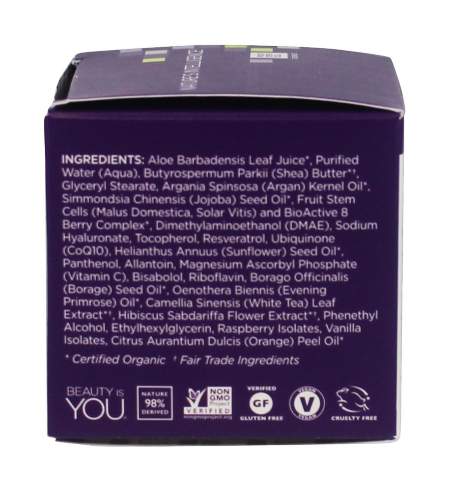 Idade Desafiando Hialurônico DMAE Levantar & Empresa Facial Creme - 1.7 oz. Andalou Naturals - Imagem 2