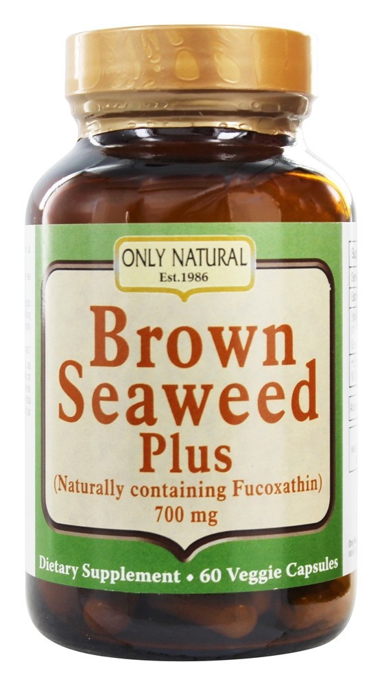 Seaweed Marrom Plus 700 mg. - Cápsulas vegetarianas 60 Only Natural
