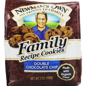 Comprar cookies de receita familiar dupla de chocolate - 7 oz. Newman's own organics preço no brasil alimentos & lanches sucos suplemento importado loja 213 online promoção -