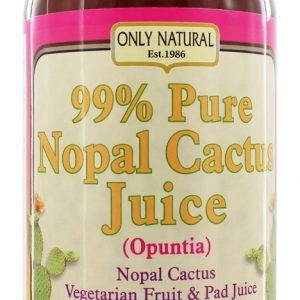 Comprar 99 % pure suco de cacto nopal (opuntia) - 32 fl. Oz. Only natural preço no brasil cacto ervas suplemento importado loja 1 online promoção -