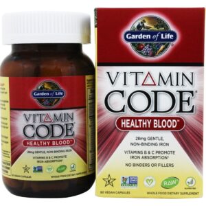 Sangue Saudável com Código de Vitamina - Cápsulas vegetarianas 60 Garden of Life