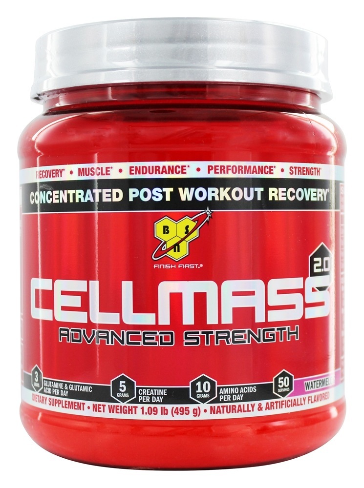 Cellmass 2.0 Força Avançada Melancia - 50 Porções - 1.06 lbs. BSN