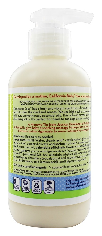 Loção Todos os Dias Eucalipto Ease - 6.5 fl. oz. California Ba - Imagem 2