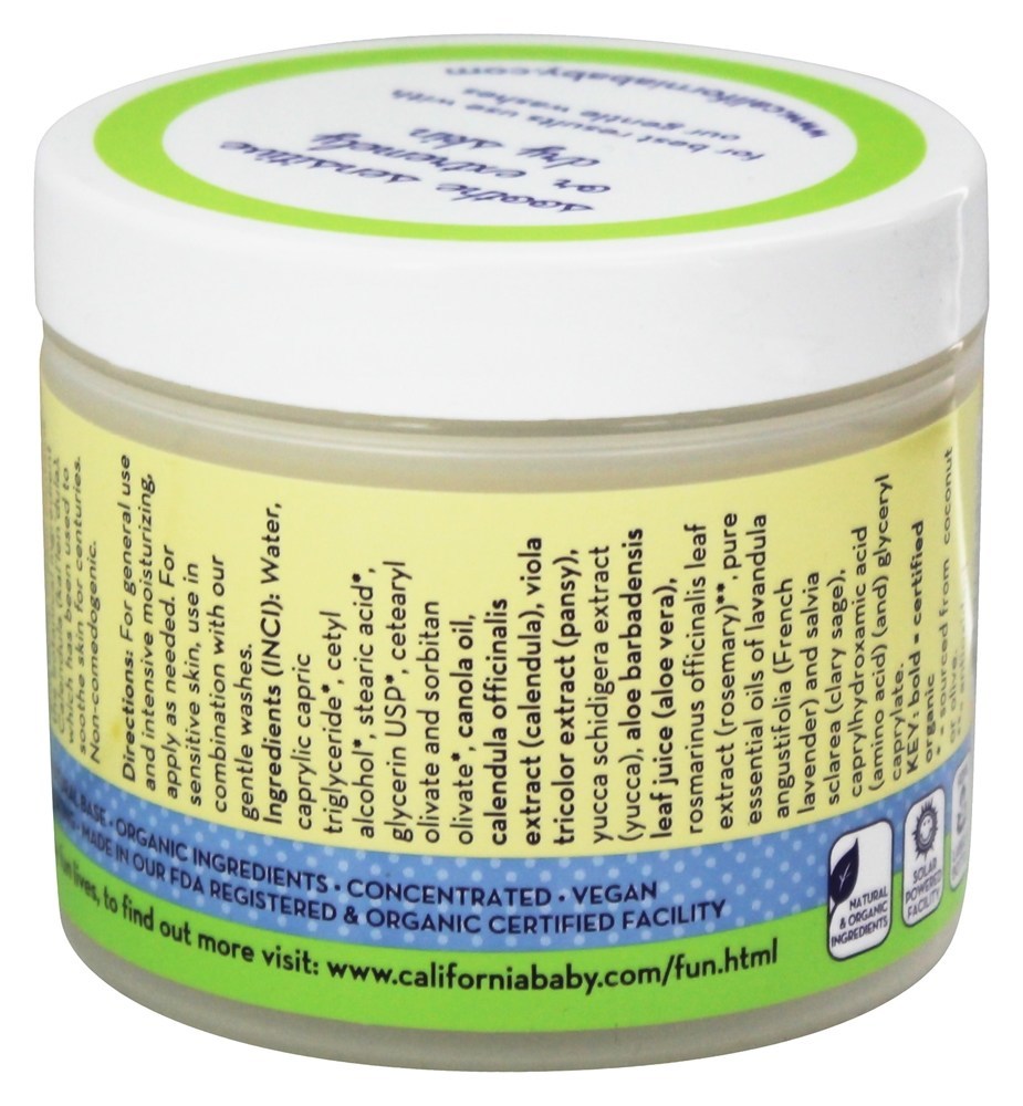 Calendula Face & Body Cream - 4 oz. California Ba - Imagem 2