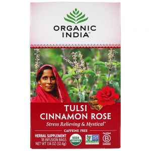 Comprar tulsi tea canela rose - 18 saquinhos de chá organic india preço no brasil chá preto chás e café suplemento importado loja 275 online promoção -