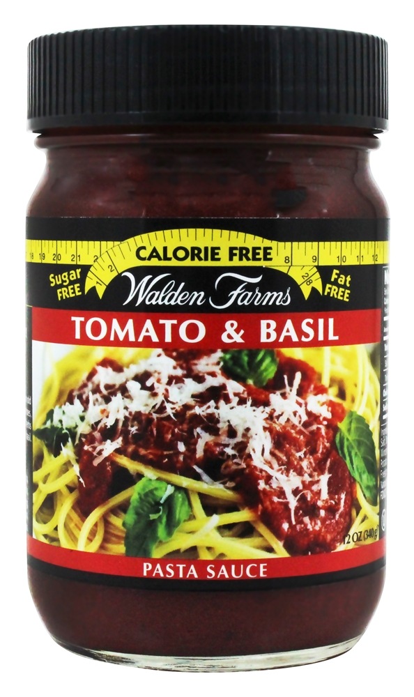Molho de Macarrão com Calorias Grátis e Manjericão - 12 oz. Walden Farms
