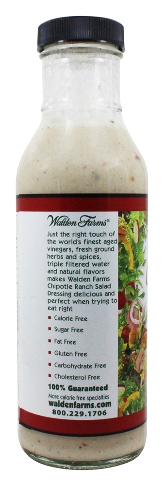 Caloria Livre Salada Curativo Chipotle Rancho - 12 fl. oz. Walden Farms - Imagem 3