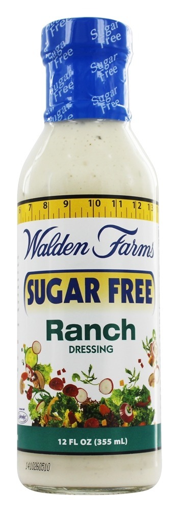 Rancho de molho de salada sem açúcar - 12 fl. oz. Walden Farms