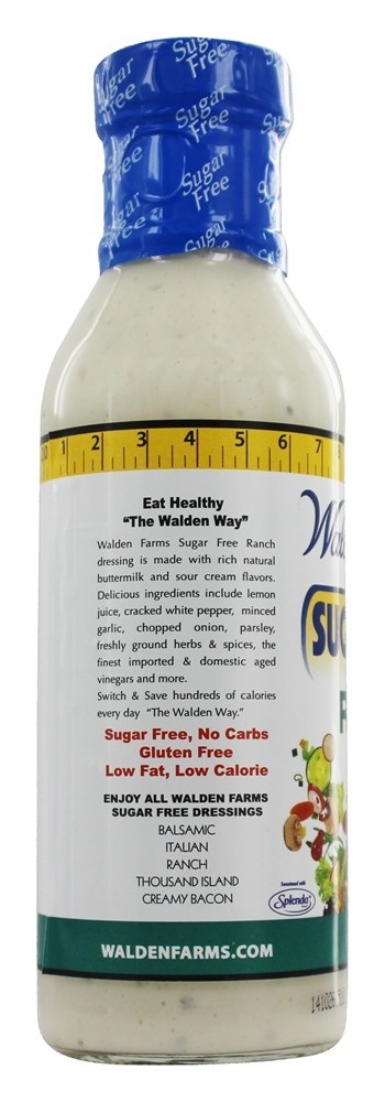 Rancho de molho de salada sem açúcar - 12 fl. oz. Walden Farms - Imagem 3