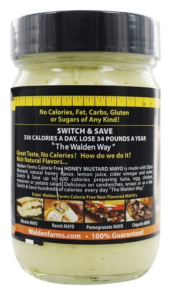 Mostarda de mel Mayo sem caloria - 12 fl. oz. Walden Farms - Imagem 3