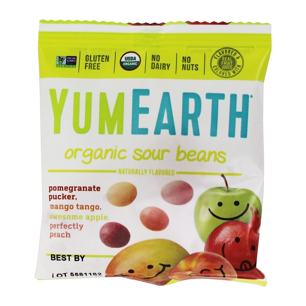 Sabores Orgânicos Sour Assorted - 10 Pacote (s) YumEarth - Imagem 3