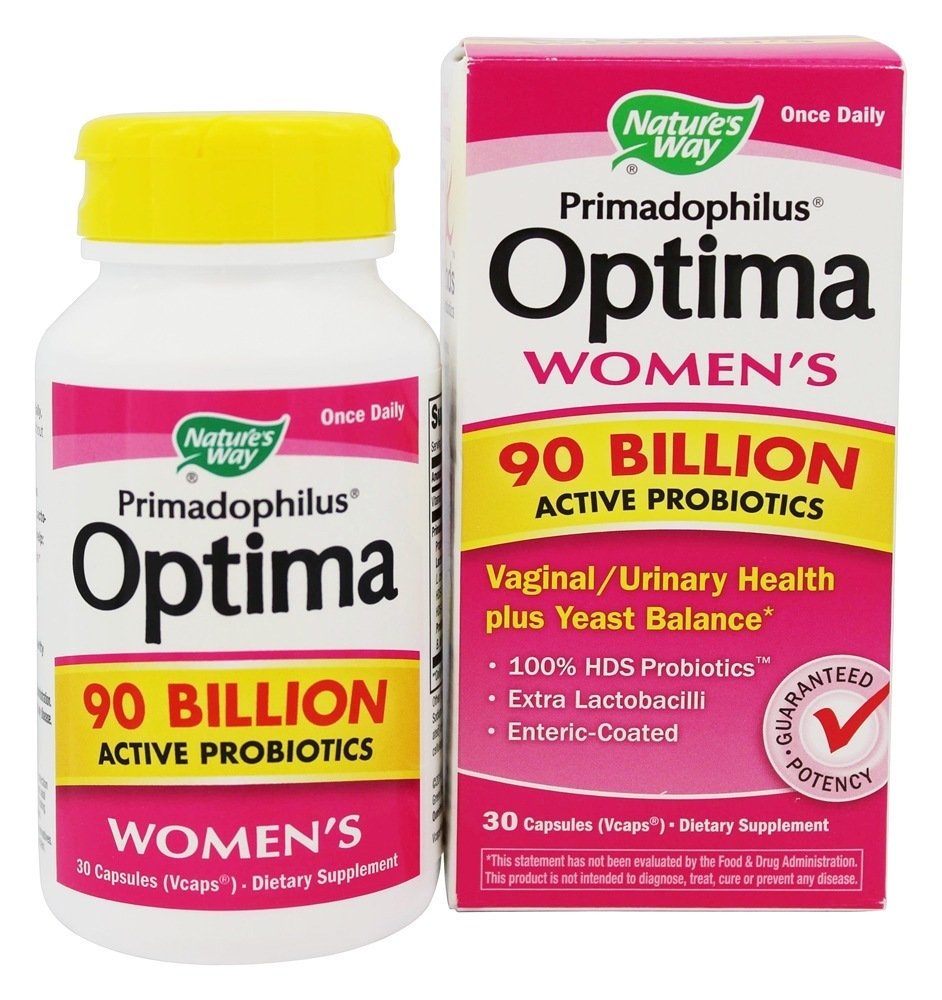 Primadophilus Optima Probiótico para Mulheres 90 Bilhões de UFC - 30 Cápsula (s) vegetal (s) Nature's Way
