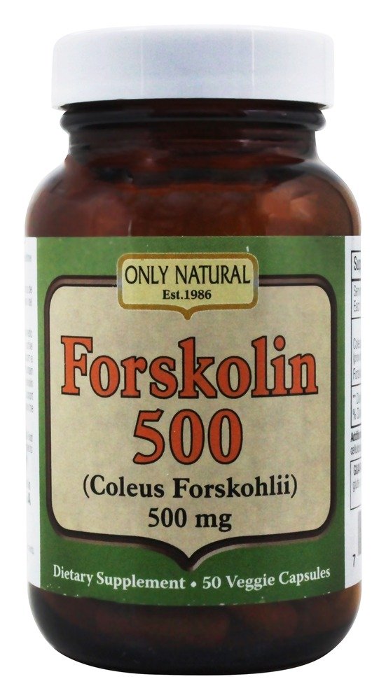 Forskolin 500 mg. - Cápsulas vegetarianas 50 Only Natural