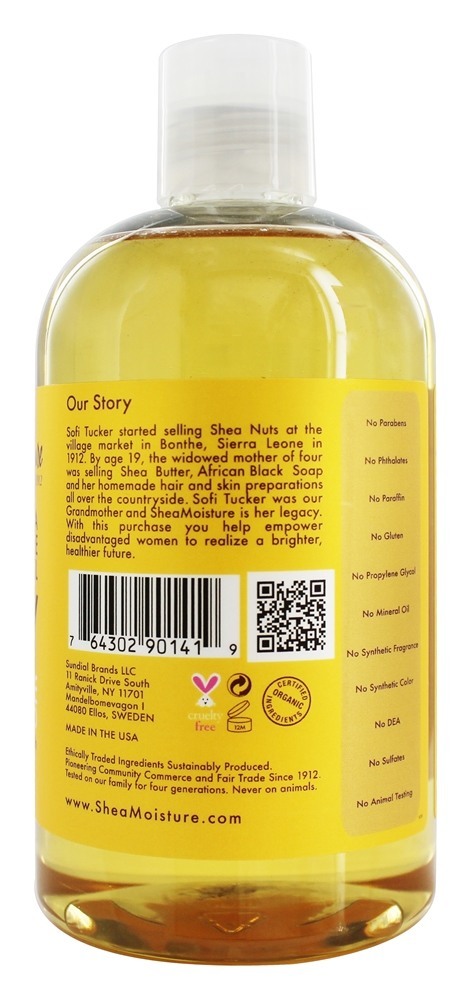 Chás, camomila e óleo de argan com Frankincense & Myrrh e xampu com - 13 fl. oz. Shea Moisture - Imagem 3