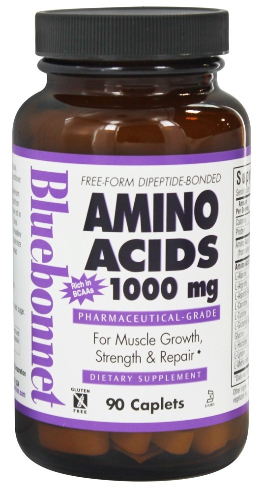 Aminoácidos 1000 mg. - 90 Cápsulas Bluebonnet Nutrition
