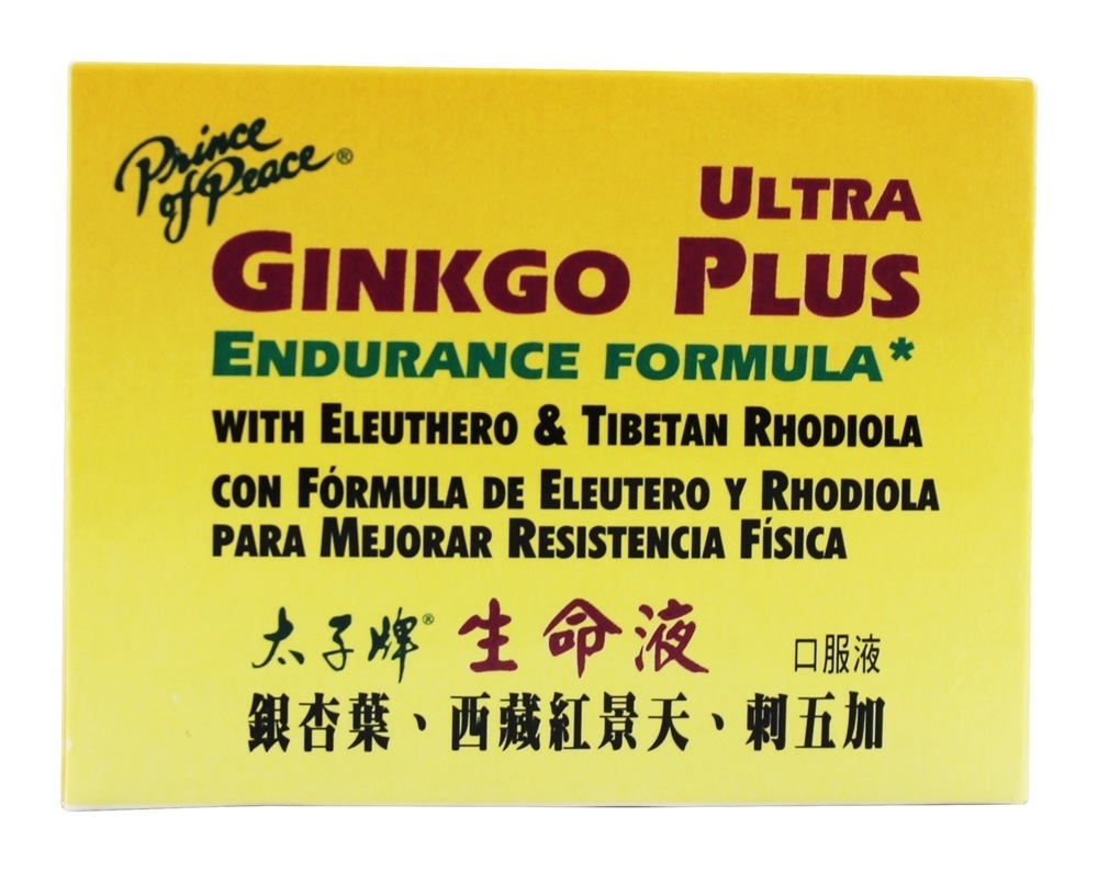Extremista Ginkgo Mais Resistência Fórmula Oral Líquido - 30 Frasco (s) Prince of Peace - Imagem 4
