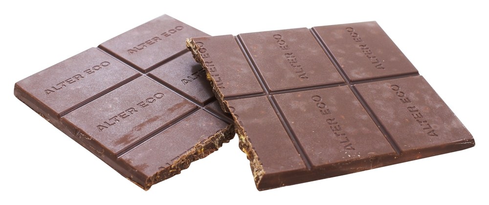 Chocolate Orgânico 47 % Cacau Caramelo De Coco Escuro - 2.82 oz. Alter Eco - Imagem 3