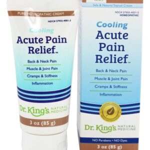 Creme Homeopático de Alívio da Dor Aguda - 3 oz. King Bio