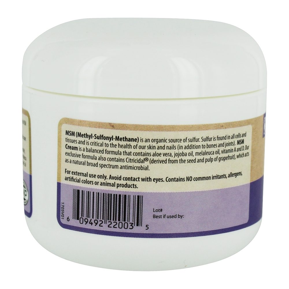 Creme MSM Suporte Para Uma Pele Saudável - 4 oz. MRM - Imagem 3