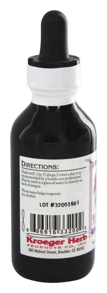 Novo Dimensões Tinturas Preto Nogueira Casco Extra Força - 2 oz. Kroeger Herbs - Imagem 3