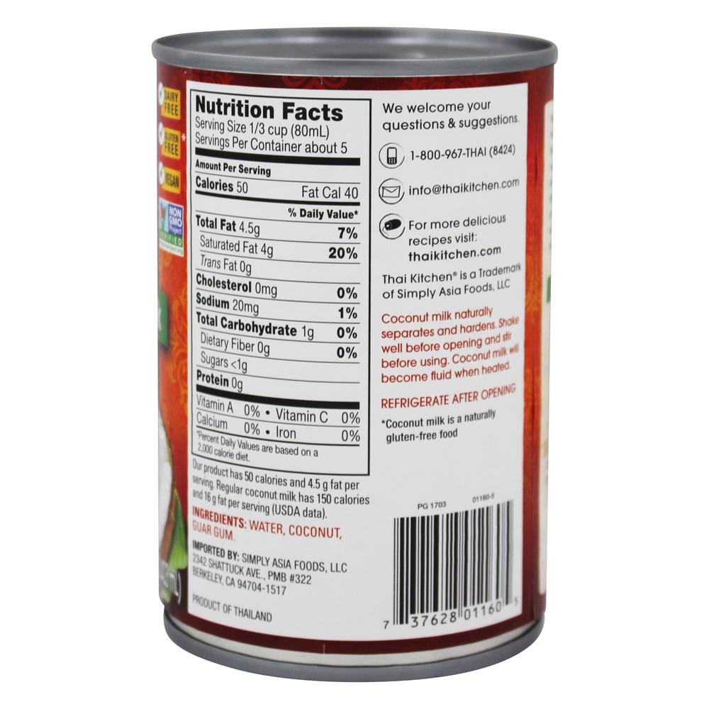 Leite De Coco Lite - 13.66 oz. Thai Kitchen - Imagem 2