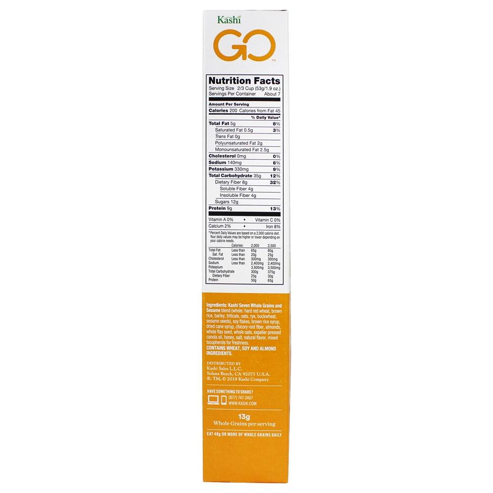 GoLean Crunch Cereal Mel Amêndoa Linho - 14 oz. Kashi - Imagem 2