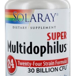 Super Multidophilus-24 30 Bilhões de UFC - Cápsulas vegetarianas 60 Solaray