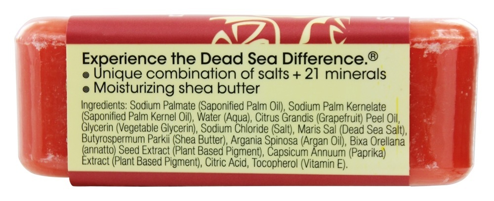 Morto Sea Minerals Triplo Barra Moída Sabonete Toranja Goiaba - 7 oz. One With Nature - Imagem 2