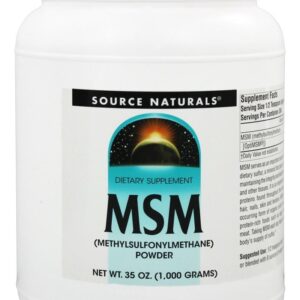 MSM Metilsulfonilmetano Pó - 35 oz. Source Naturals
