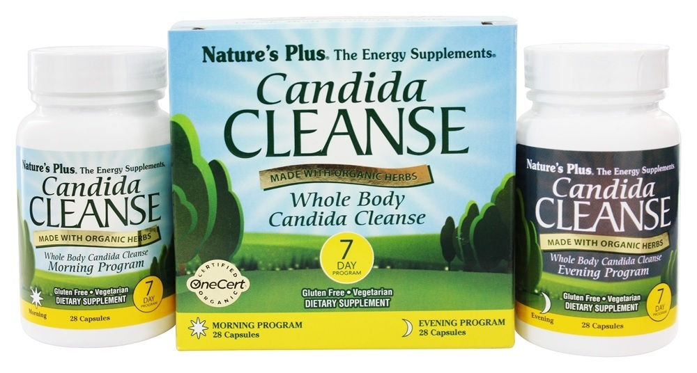 Candida Cleanse 7 Programa do Dia - Cápsulas 56 Natures Plus
