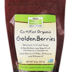 Comprar goldenberries orgânicos certificados - 8 oz. Now foods preço no brasil ervas fisális suplemento importado loja 1 online promoção -