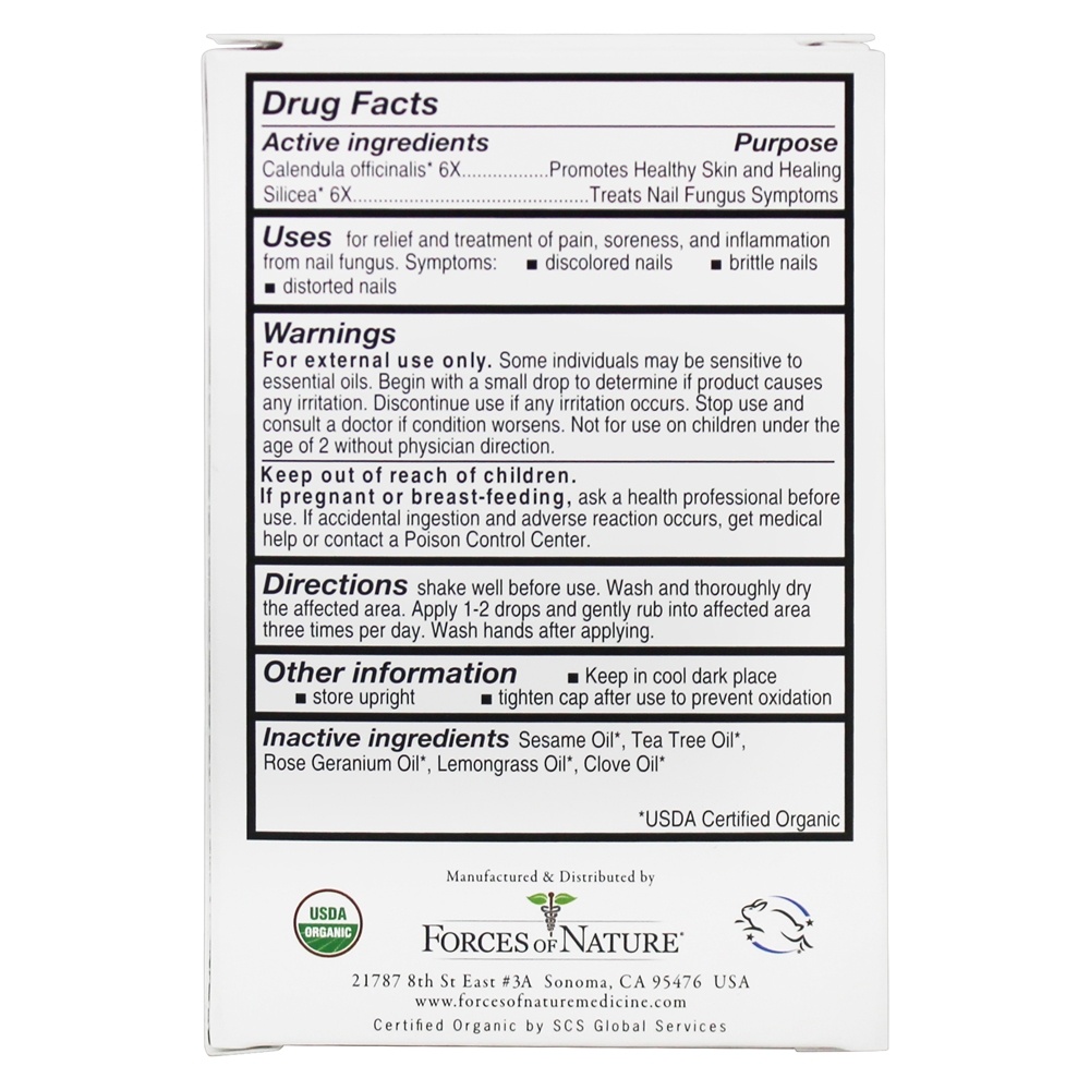 Controle de fungos nas unhas - 11 ml. Forces of Nature - Imagem 3