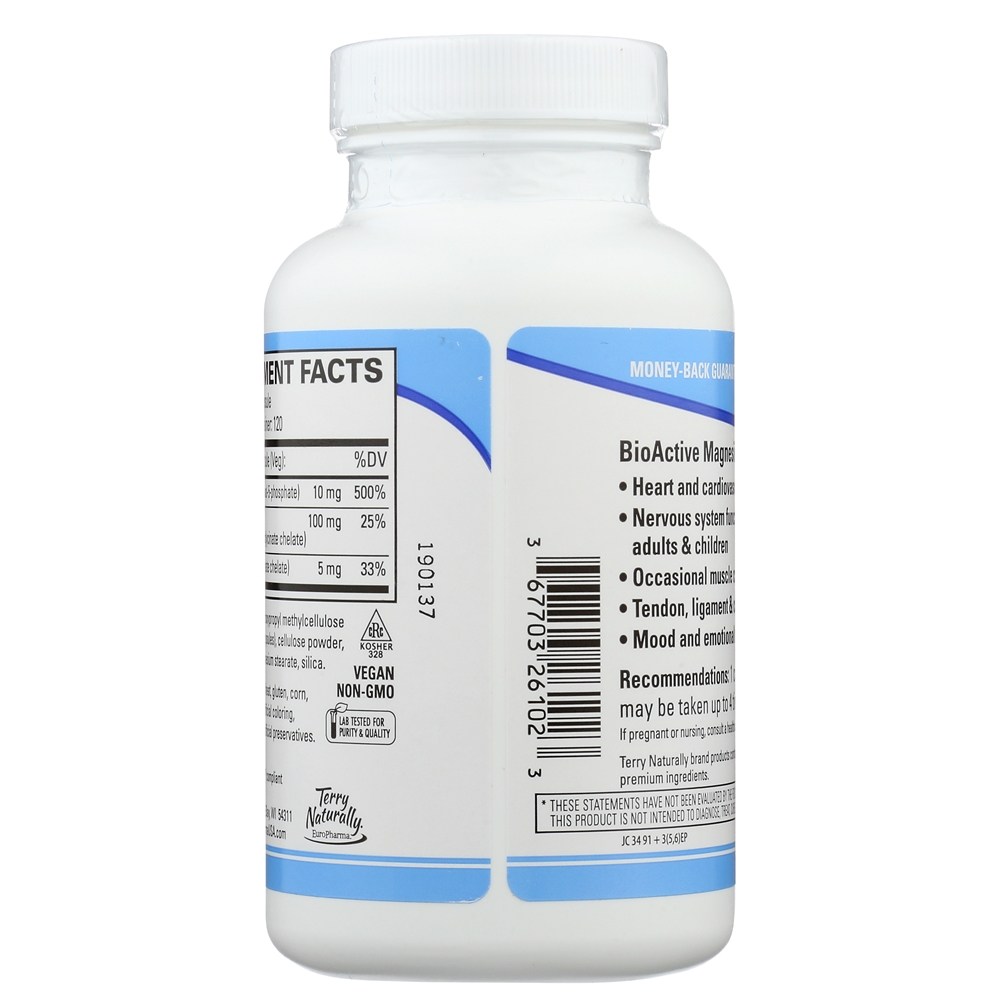 Terry Naturally P-5-P / Mag Piridoxal 5 Fosfato (B6) e Magnésio - Cápsulas 120 EuroPharma - Imagem 4