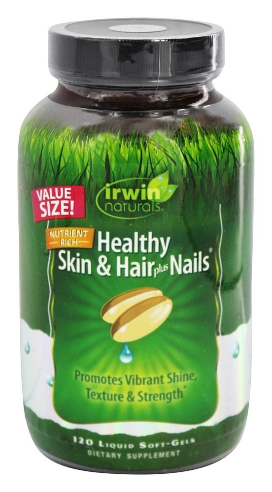 Saúde da Pele & Cabelo + Unhas - 120 Softgels Irwin Naturals