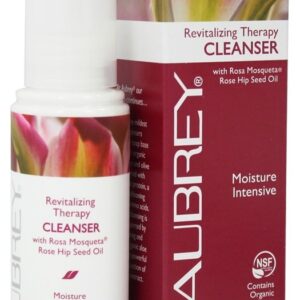Revitalização Terapia Limpador com Rosa Mosqueta Rosa Quadril Semente óleo - 3.4 fl. oz. (Anteriormente creme de limpeza facial da Seaware) Aubrey Organics