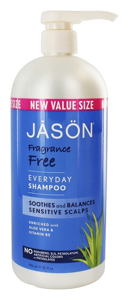 Shampoo Diário Sem Fragrância - 32 fl. oz. JASON Natural Products