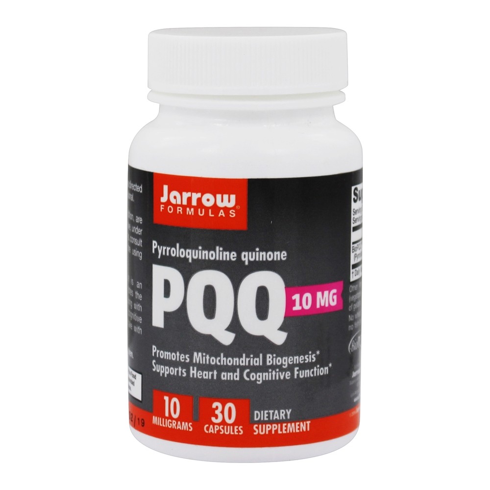 PQQ Pirroloquinolina Quinona para a Saúde Cardíaca e Cognitiva 10 mg. - Cápsulas 30 Jarrow Formulas