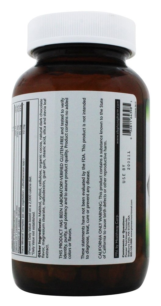 Cal Da Criança Mag & D Sabor De Chocolate Vegetariano - 120 Mastigáveis Pioneer - Imagem 2